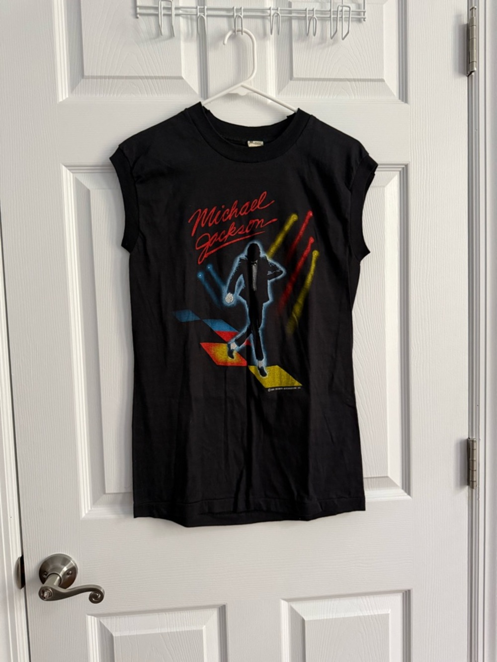 Vintage Michael Jackson Thriller Era Victory Tour Shirt 1984 Billie Jean Graphic